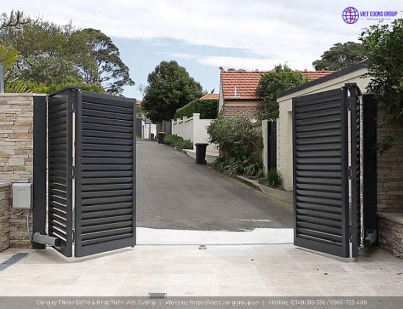 Giải Pháp Thiết Kế Cổng Sắt Tự Động Cho Biệt Thự