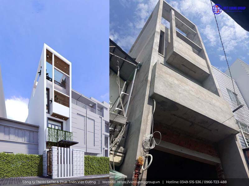 Công trình chuẩn bị hoàn thiện bởi Việt Cường Group