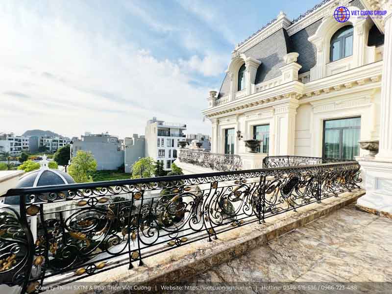 Lan can sắt mỹ thuật ngày càng được ưa chuộng cho các công trình nhà ở