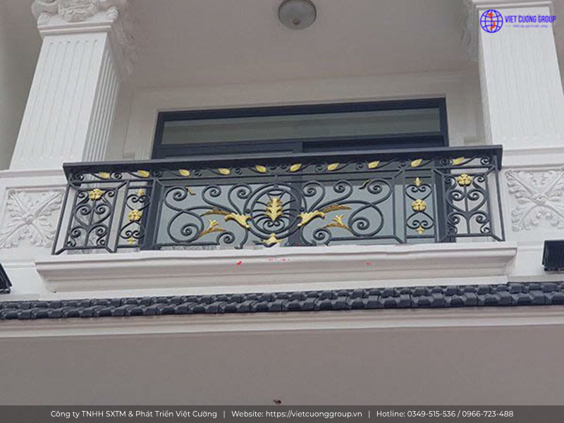 Mẫu lan can ban công sắt nghệ thuật đẹp