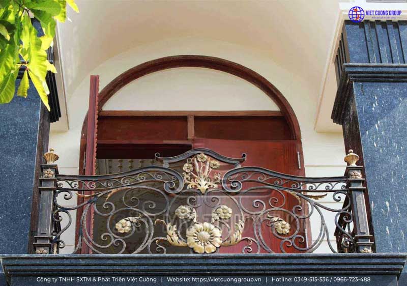 Mẫu lan can ban công sắt nghệ thuật đẹp