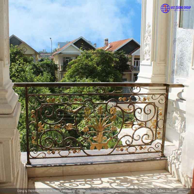Mẫu lan can ban công sắt nghệ thuật đẹp