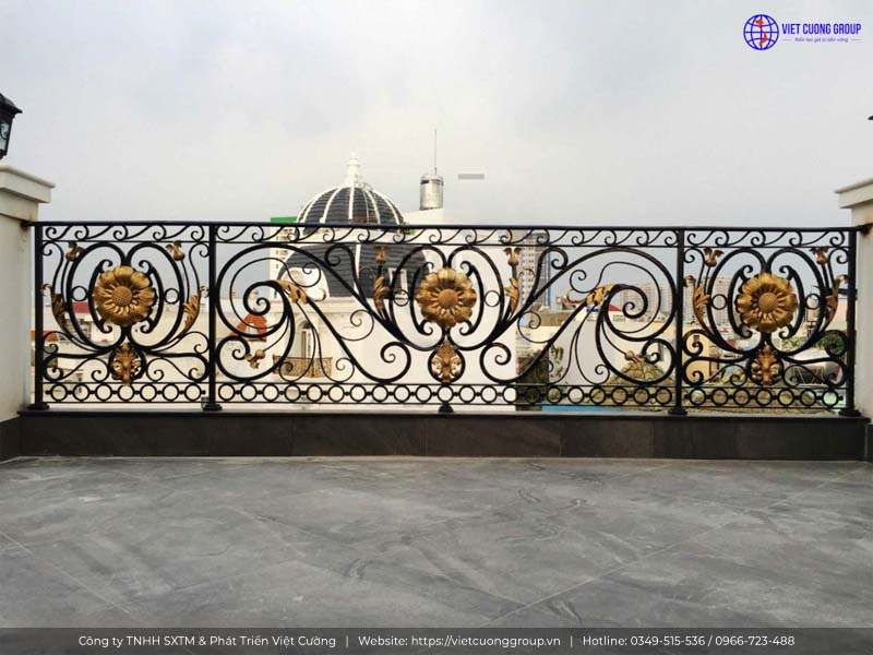 Mẫu lan can ban công sắt nghệ thuật đẹp