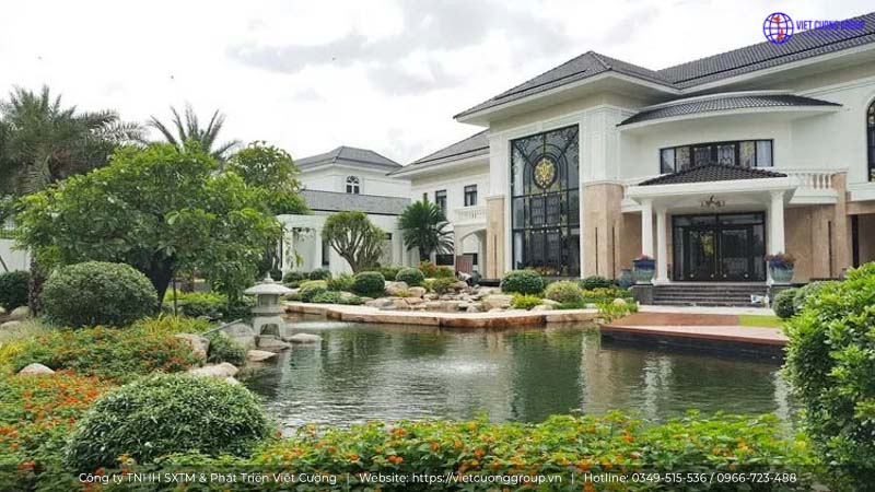 Việt Cường Group để thiết kế & thi công biệt thự trọn gói
