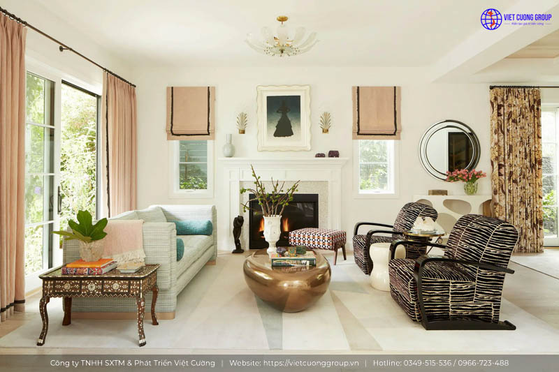 Thiết kế nội thất nhà phố 2 tầng đẹp