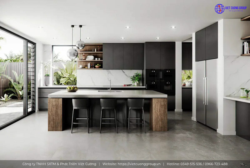 Thiết kế nội thất nhà phố 2 tầng đẹp