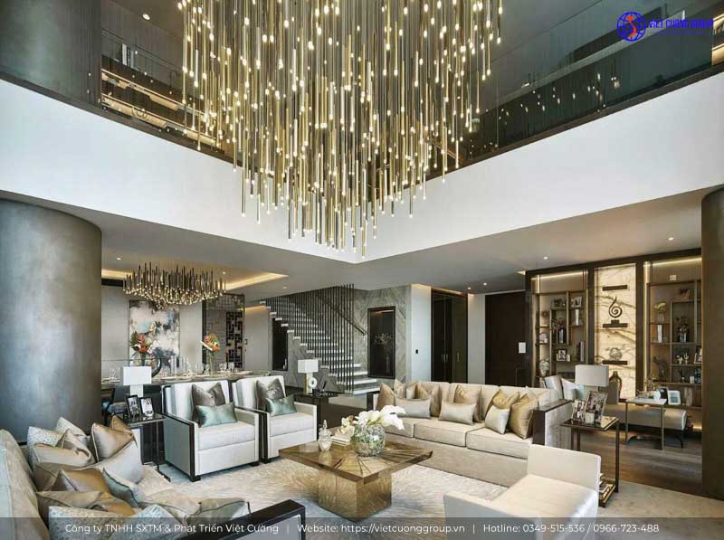 Thiết kế nội thất nhà phố 2 tầng đẹp