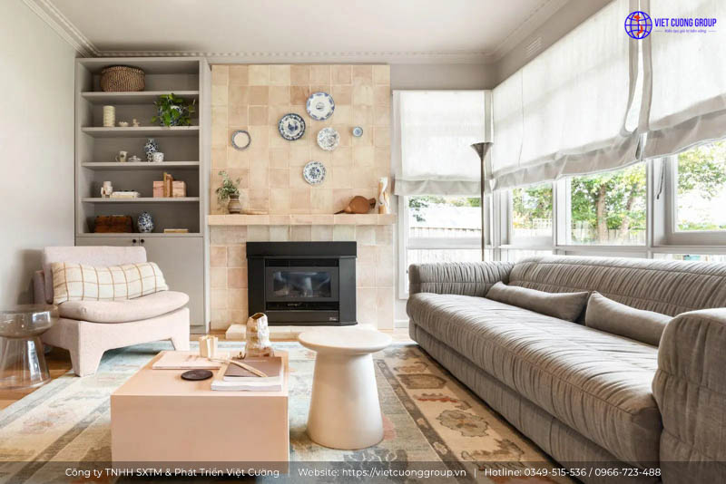 Thiết kế nội thất nhà phố 2 tầng đẹp