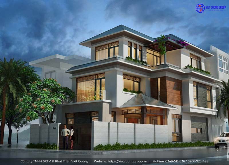 Mẫu thiết kế nhà 3 tầng đẹp
