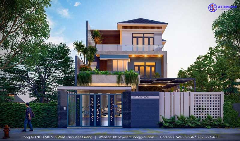 Mẫu thiết kế nhà 3 tầng đẹp
