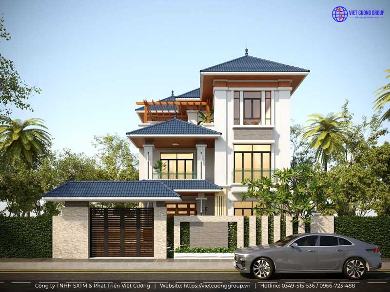 Mẫu thiết kế nhà 3 tầng đẹp