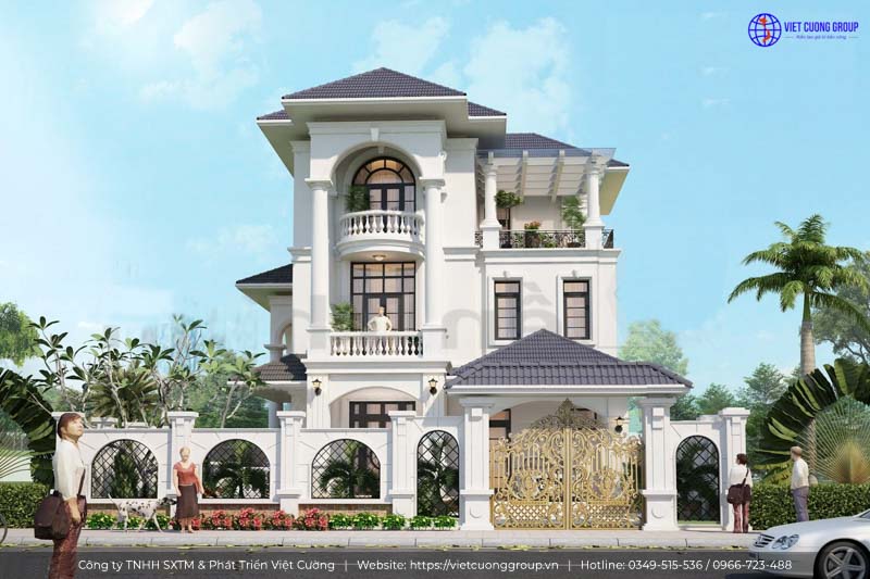 Mẫu thiết kế nhà 3 tầng đẹp