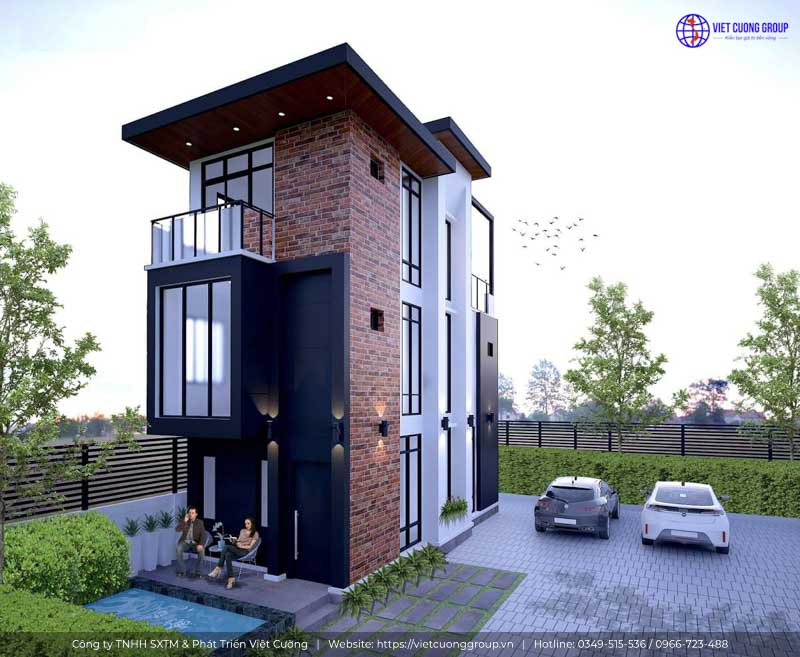 Mẫu thiết kế nhà 3 tầng đẹp