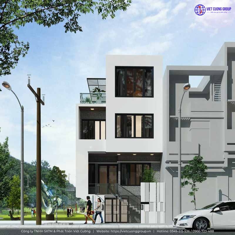 Mẫu thiết kế nhà 3 tầng đẹp