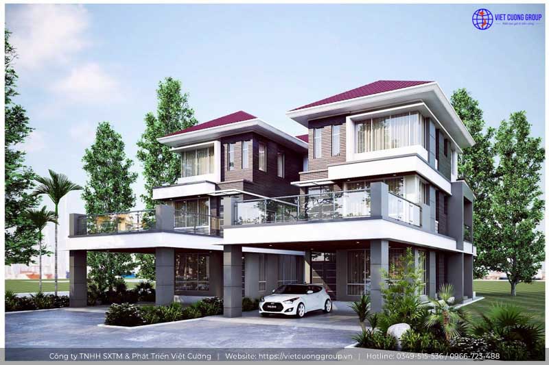 Mẫu thiết kế nhà 3 tầng đẹp